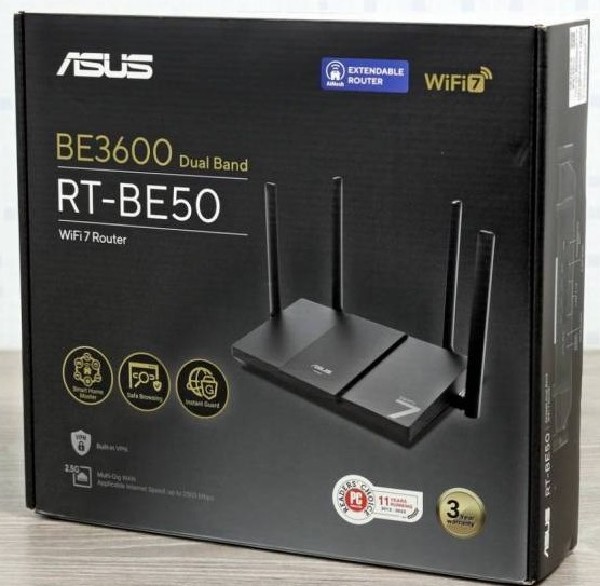 ASUS RT-BE50 BE3600 WIFI7