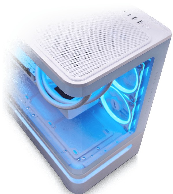 ASUS PRIME AP202 ARGB - MICRO-ATX WHITE - Image 2