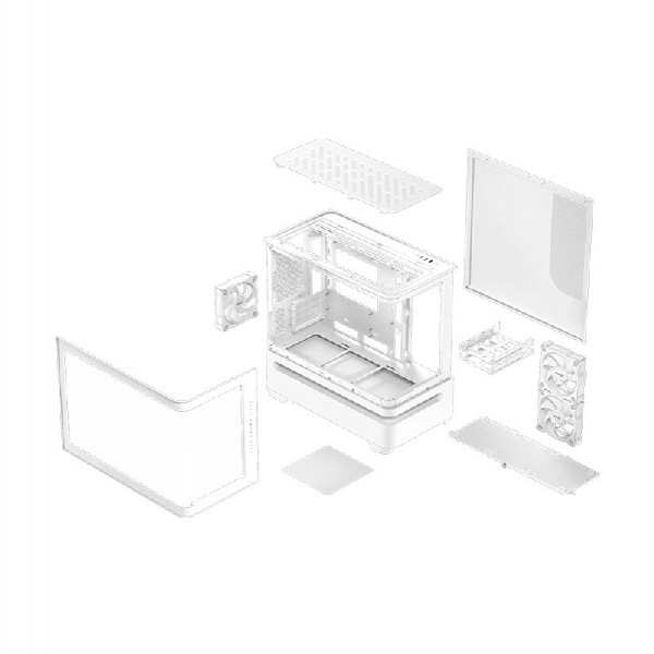 ASUS PRIME AP202 ARGB - MICRO-ATX WHITE - Image 3