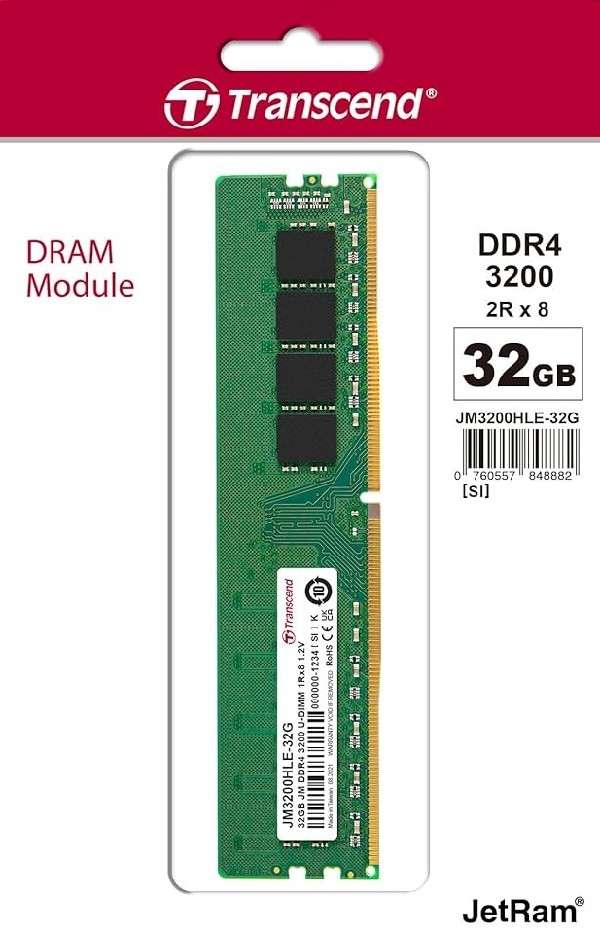 RAM U-DIMM JM3200HLE-32G 32GB DDR4/3200