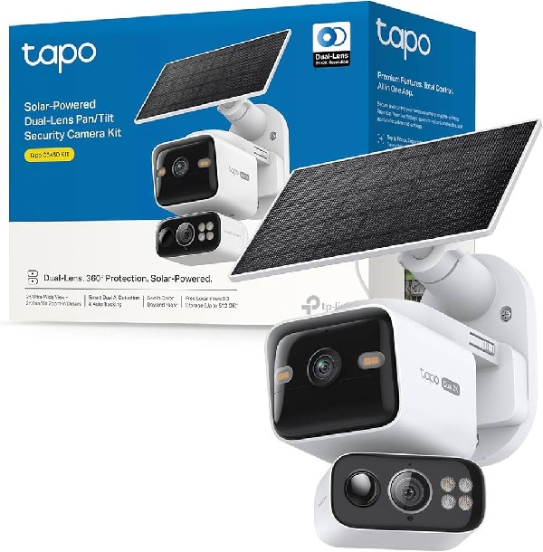 Tapo C645D Kit Dual 2K Lenses With Solar-Powered