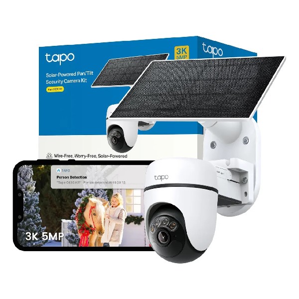Tapo C630 Kit 3K 5MP OUTDOOR SOLAR-POWERED PAN/TLIT - Image 2