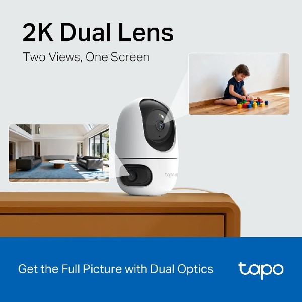Tapo C245D 2K 3MP DUAL LENS INDOOR SMART CAMERA - Image 3