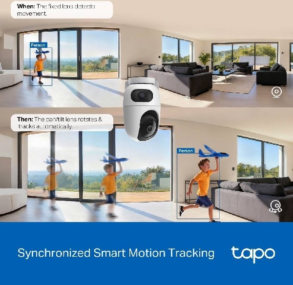 Tapo C245D 2K 3MP DUAL LENS INDOOR SMART CAMERA - Image 4