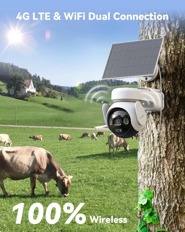 IMOU AOV KIT B7ED-5M0TEA-EU+FSP14+Solar Panel Outdoor - Image 5