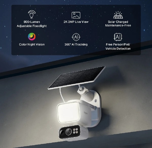 Tapo C615F-KIT 3MP Solar-Panel Outdoor - Image 4