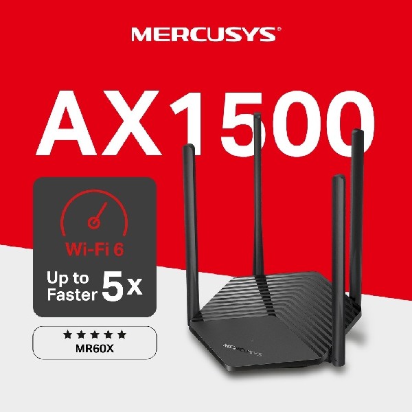 MERCUSYS MR60X AX1500 WIFI6 - Image 2