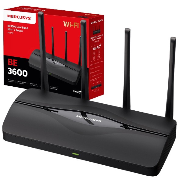 MERCUSYS MR27BE BE3600 DUAL BAND WI-FI ROUTER