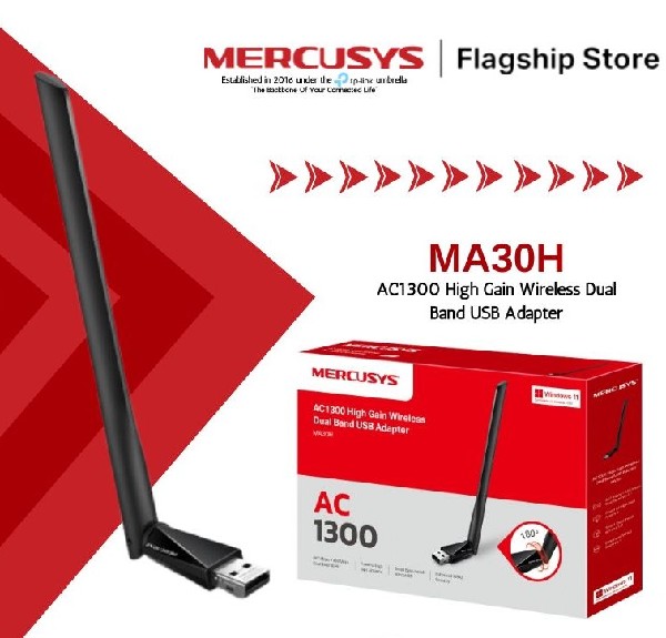 MERCUSYS MA30H AC1300 USB WIRELESS ADAPTER - Image 3