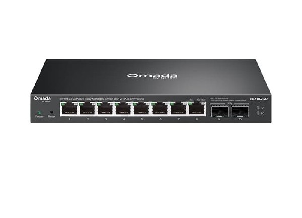 TP-LINK ES210X-M2 Omada 8-Port 2.5G Easy Managed Switch with 2 10GE SFP+ Slots - Image 2