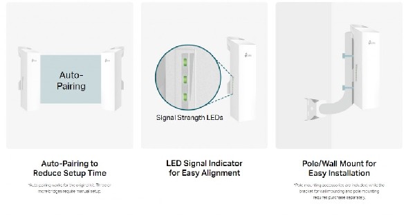 TP-LINK EAP110-Bridge kit Omada 2.4ghz 300Mbps - Image 3