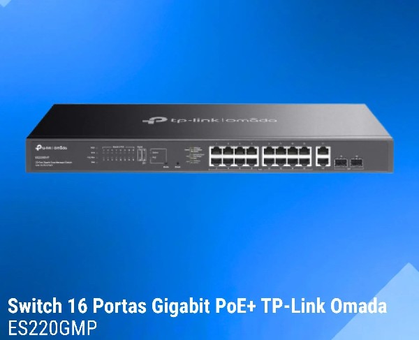 TP-LINK ES220GMP Omada  20-Port Gigabit Easy Managed Switch - Image 2