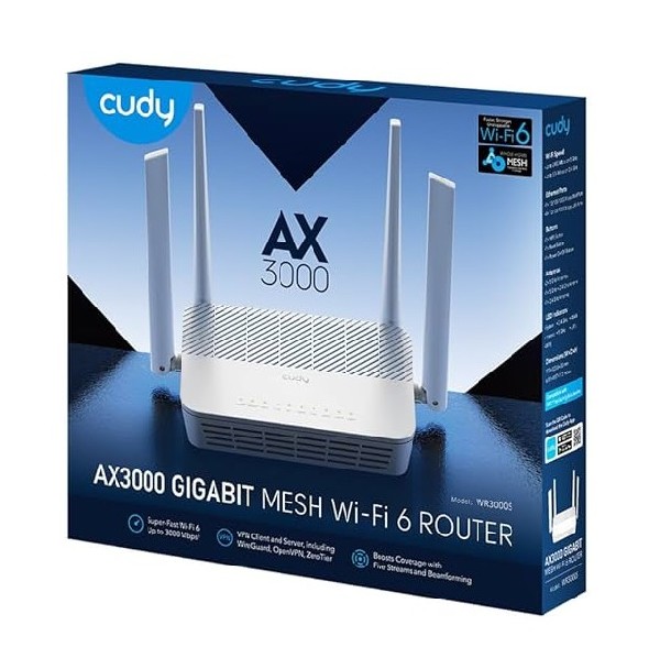 CUDY (WR3000S) Wireless AX3000 Gigabit WiFi6 - Image 4