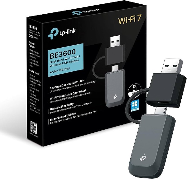 TP-LINK ARCHER TBE230U BE3600 Dual Band Wi-Fi 7