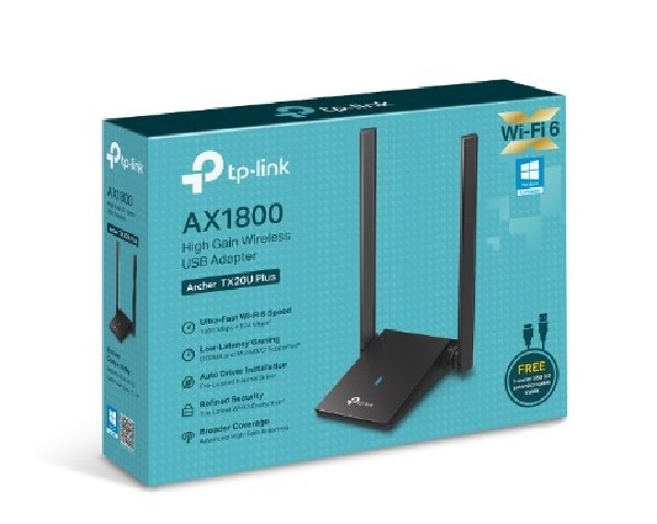 TP-LINK ARCHER TX20U PLUS AX1800 DUAL ANTENNAS HIGH GAIN - Image 5