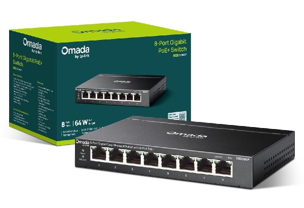 TP-LINK ES208G Omada 8-Port Gigabit Easy Managed Switch