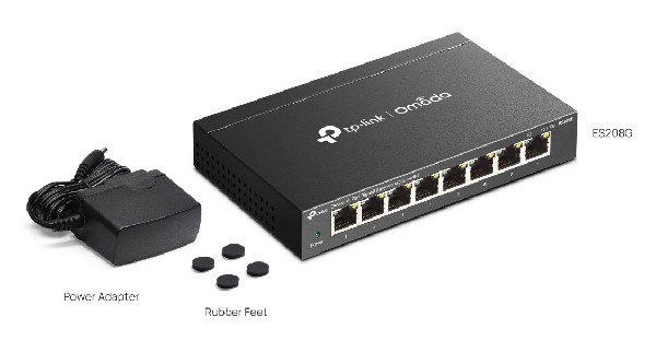 TP-LINK ES208G Omada 8-Port Gigabit Easy Managed Switch - Image 3