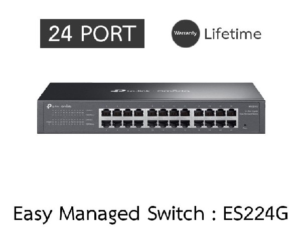 TP-LINK ES224G Omada 24-Port Gigabit Easy Managed Switch