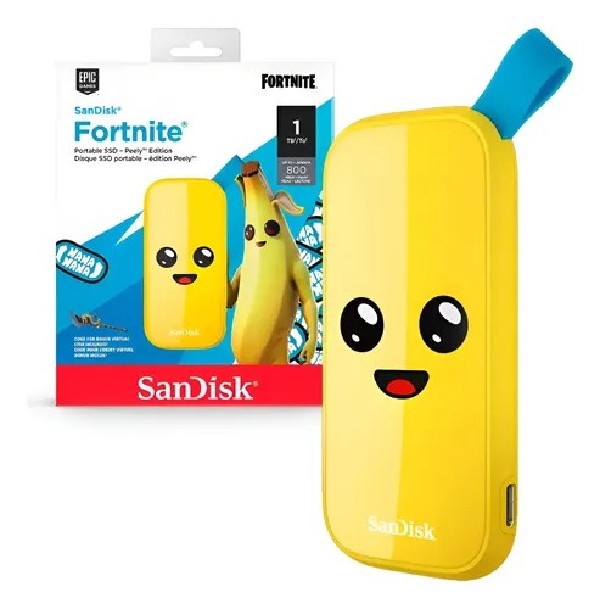 SANDISK FORTNITE PORTABLE SSD 1TB PEELY EDITION (SDSSDE30-1T00-G25F)