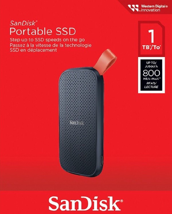SANDISK 1 TB EXT SSD PORTABLE (SDSSDE30-1T00-G26) - Image 4